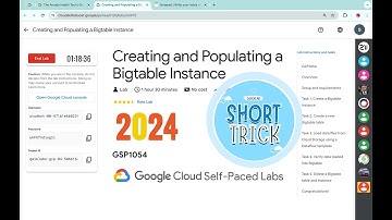 [2024] Creating and Populating a Bigtable Instance || #qwiklabs || #GSP1054 ||  [With Explanation🗣️]