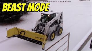 Quick easy Skid loader upgrade that dramatically improves performance in snow