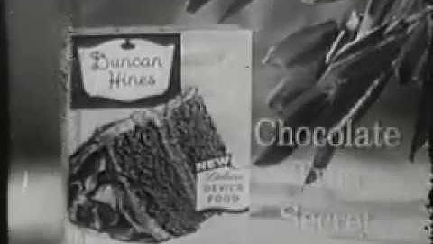 Vintage commercials - Duncan Hine