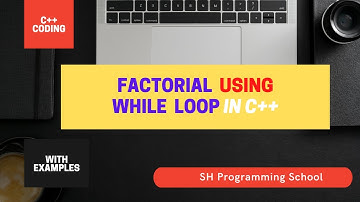 Factorial using while loop in C++ in Urdu and Hindi