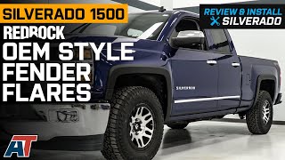 2014-2018 Silverado 1500 RedRock OEM Style Fender Flares Review & Install