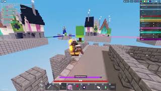 Destroying a Hacker with Pyro | Roblox Bedwars