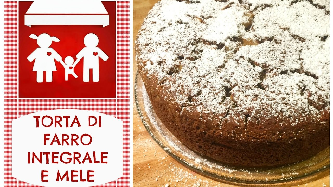 Torta morbida di Farro integrale con Mele (Dolci)2C+K