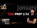 Options Trading Live Prep: 1/23 | Focused Trades