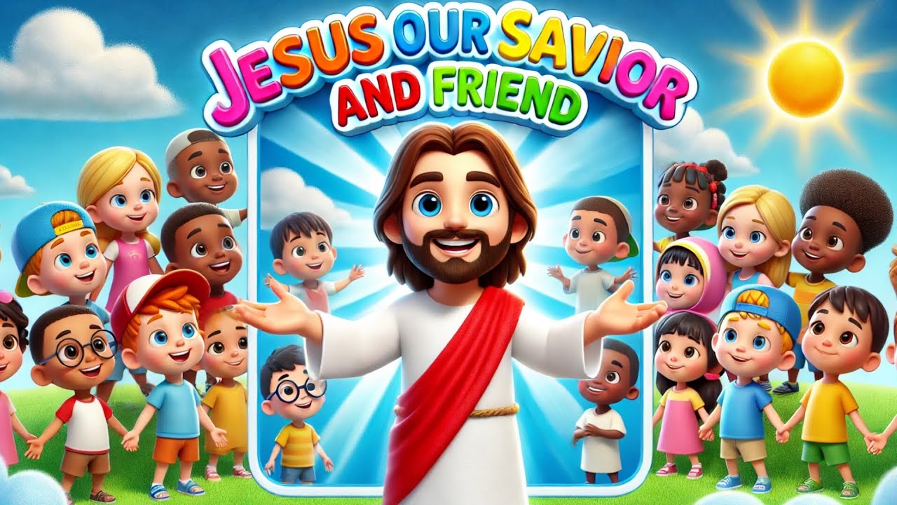 Easter Sunday School Song | Jesus Our Savior and Friend – Song | Sunshine Kids  Bible  Stories