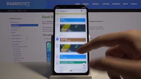 How to Add Event to Calendar in NOKIA 8.1 - Create Calendar Reminder
