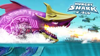 *NEW* ABYSSAL SHARK Unlocked!!! - Hungry Shark World | HD