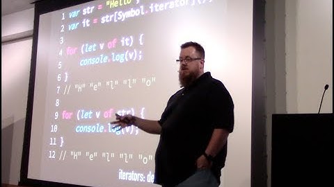 Kyle Simpson - JavaScript: The Recent Parts (backup footage)