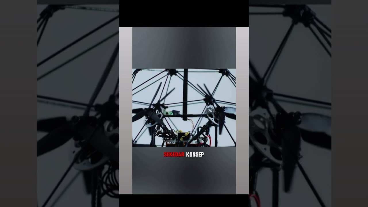 Drone Berbentuk Bola!! Bisa terbang bisa BERGULING di dasar  