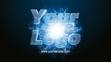 Make Rotating Light Explosion Logo Reveal Video with AE template - MakeWebVideo.com