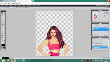 How to make a PNG picture in Pixlr.com