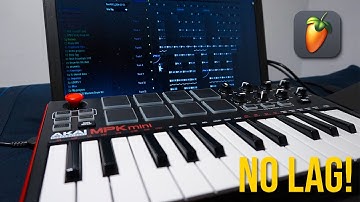 How to Use Akai MPK Mini with FL Studio no Lag Tutorial! 2024