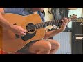 Morris Made in Japan 1980s W-603 Acoustic Dreadnaught guitar.