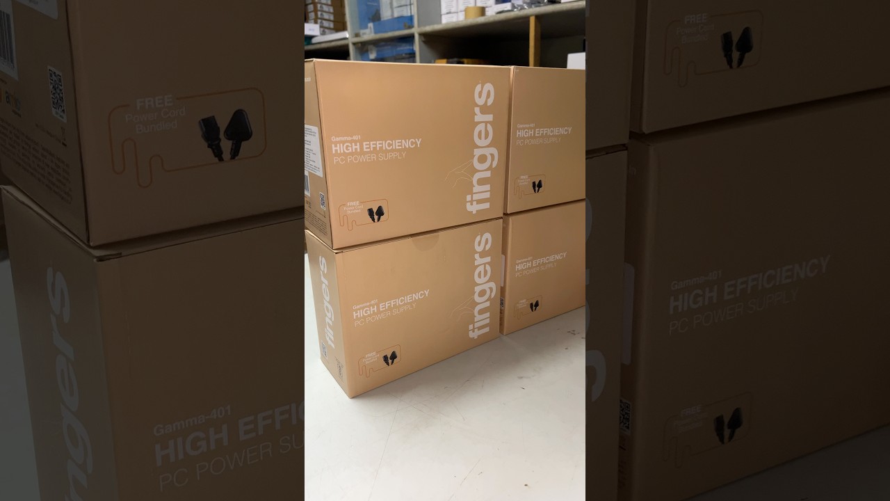 FINGERS Gamma-401 SMPS 🔌 | 250W PC Power Supply | Old & New PC Support | Budget Best PSU