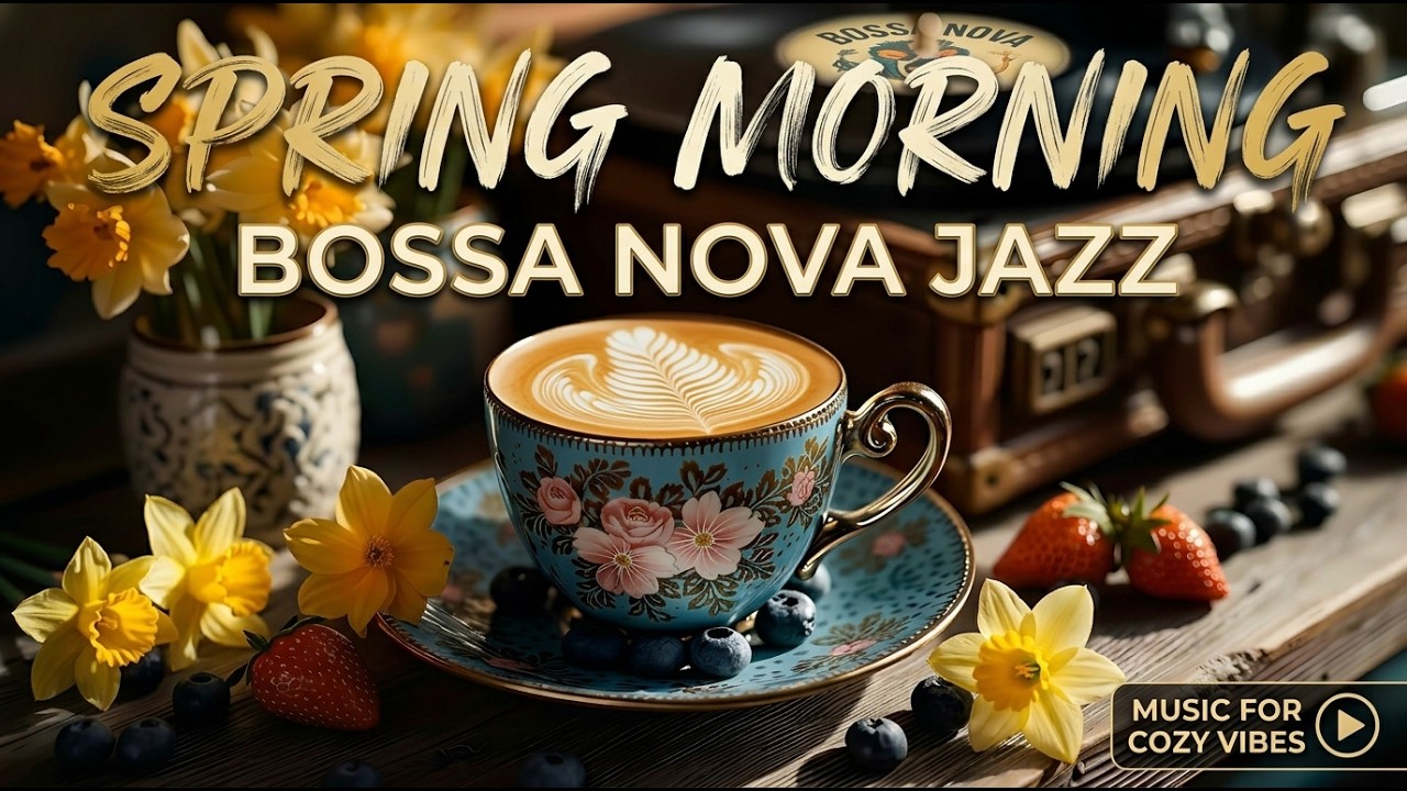 Spring Morning Bossa Nova Cafe – Soft Jazz Instrumental for Relaxing ...