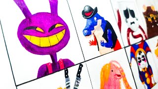 [Drawing] The Amazing Digital Circus - Ep 2: Candy Carrier Chaos | Jax, GummiGoo, Gangle