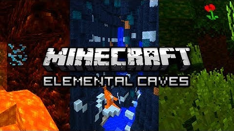 Minecraft: SUPER FANCY CAVES! - Elemental Caves Mod Showcase