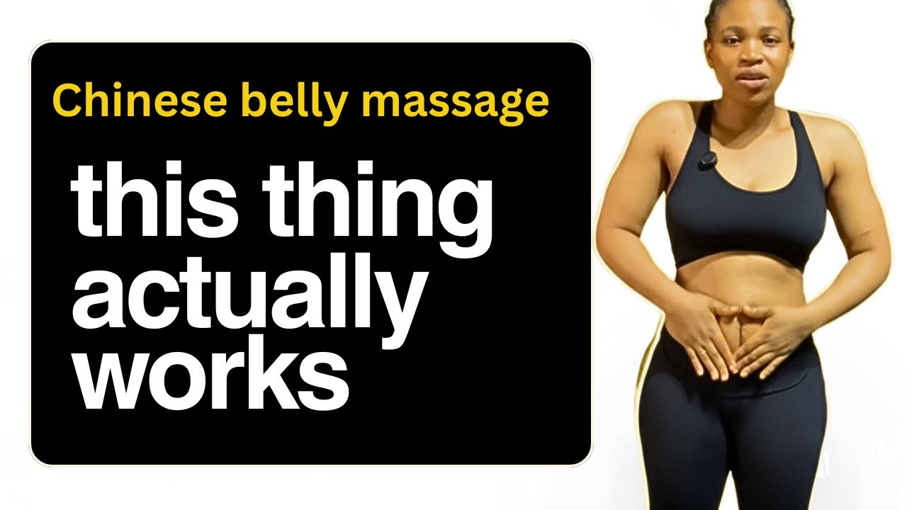 I tried the viral Chinese belly massage 😳 - YouTube
