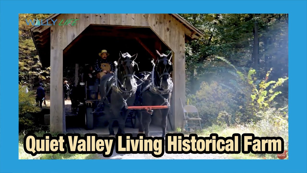 Quiet Valley Living Historical Farm Harvest Festival 2022 YouTube