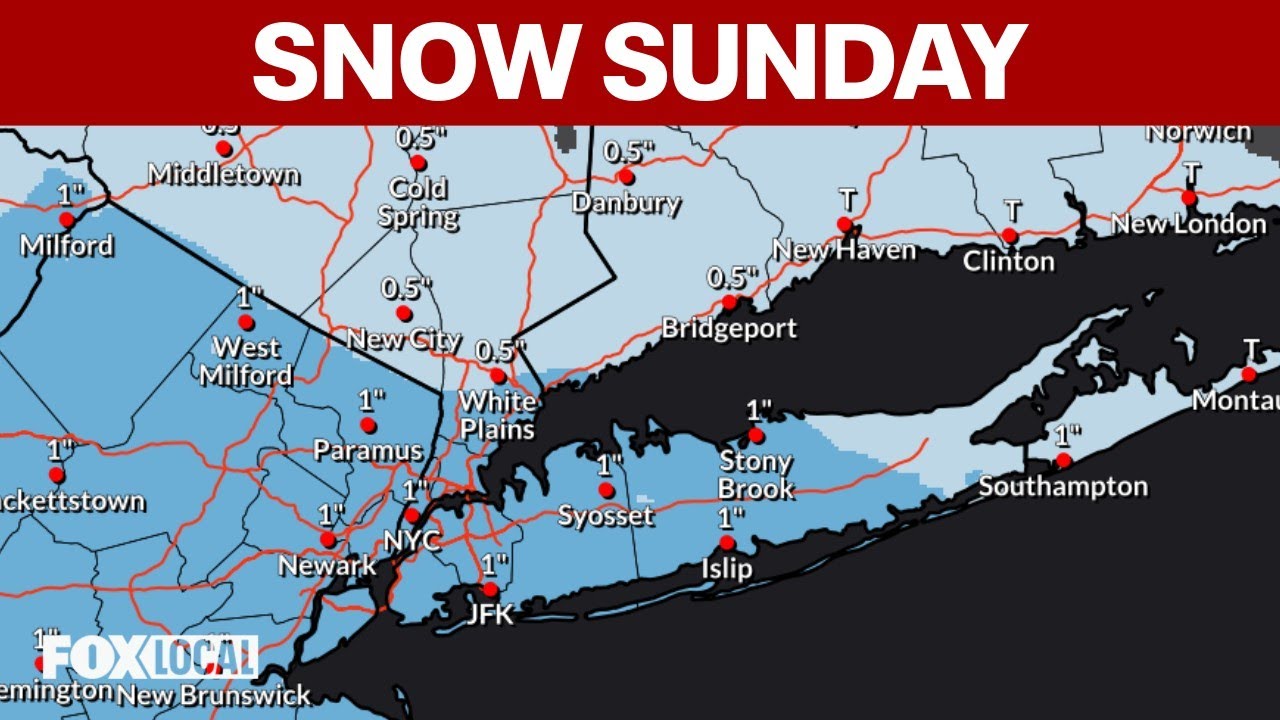 NYC Weather: Sunday morning forecast