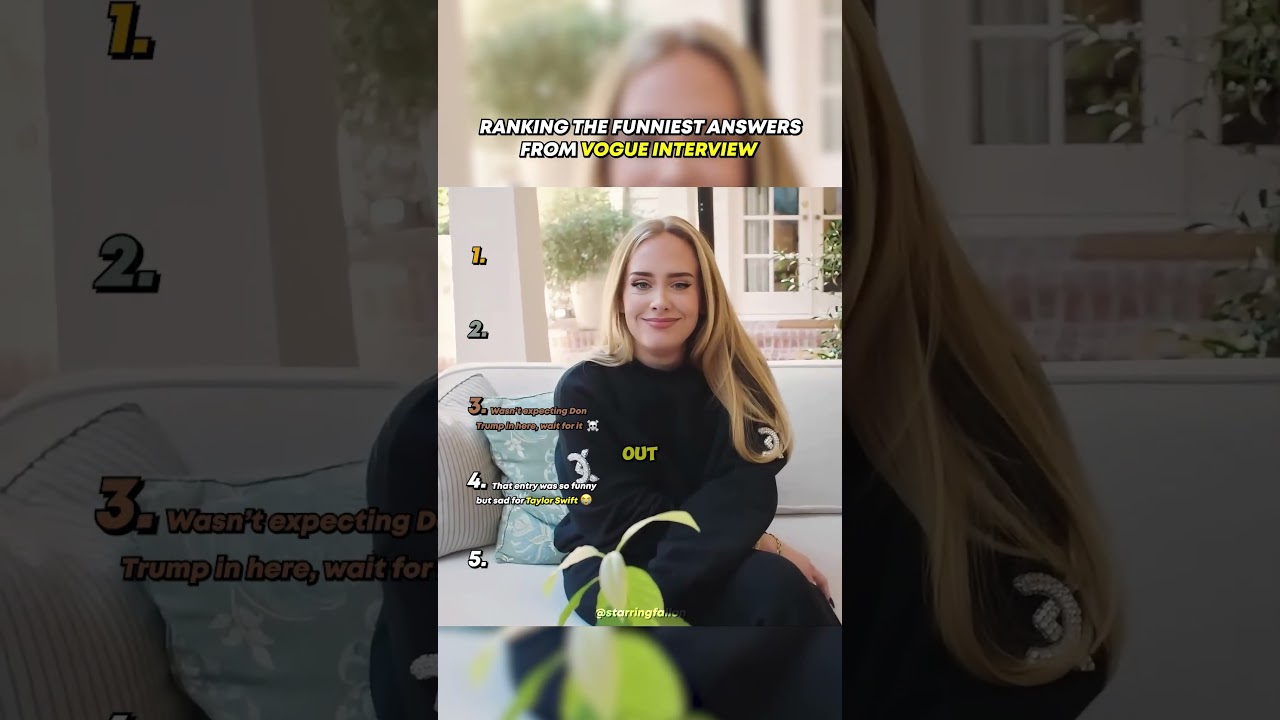 Ranking The Funniest Answers From Vogue Interview 🤣 