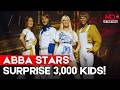 ABBA Icons Benny & Anni-frid Join 3,000 Kids For Special ABBA Voyage Event | Music