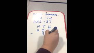 Column Subtraction with Exchanging