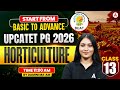 UPCATET PG 2026 Horticulture | UPCATET PG Horticulture Free Class #13 | By Damini Ma'am