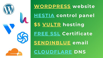Setup WordPress Website on Hestia Control Panel with Vultr Hosting (Cloudflare + Free SSL + Mail)