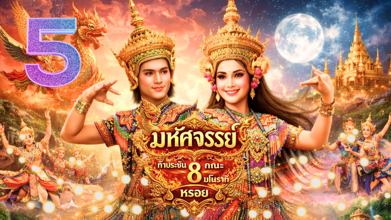 มหัศจรรย์มโนราห์ ชุดประวัติศาสตร์ ท้าประชัน 8 คณะ 8 มโนราห์ หรอย Ep5