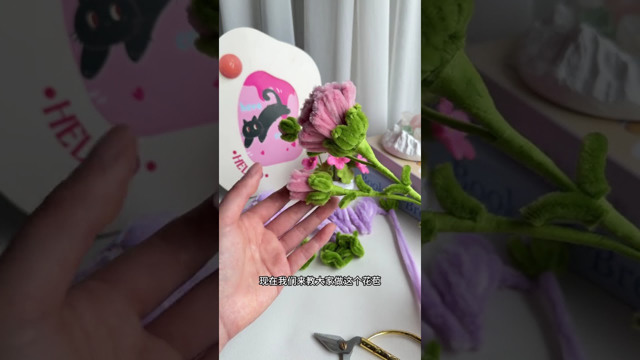 Twist Stick Carnations: Creative DIY Flower Craft