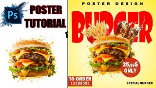 burger poster design
