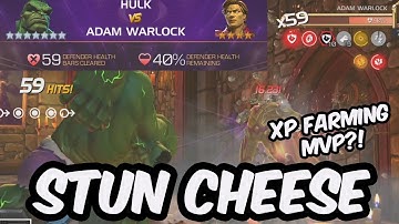 Alliance Coliseum HULK STUN CHEESE - 59 Health Bars Easy Adam Warlock - Marvel Contest of Champions