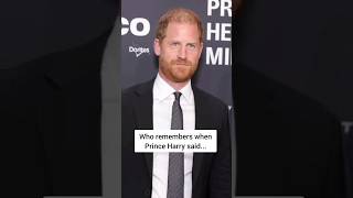 Who remembers when #PrinceHarry said this about #PrinceArchie and #PrincessLilibet... #shorts