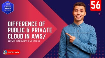 56 AWS Interview Questions - What is the difference between Public and Private Cloud