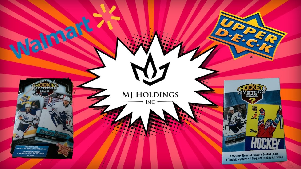 3 Walmart Hockey Mystery Boxes