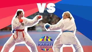 Vincent Robin (ENG) vs Lawrance Georgie (AUS)  - FINALE SENIOR FEMALE KUMITE -55KG - BIRMINGHAM 2022