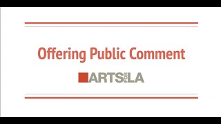 Public Comment: A Webinar on Using Your Voice for Change