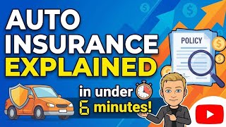 Auto Insurance EXPLAINED in under 6 minutes!