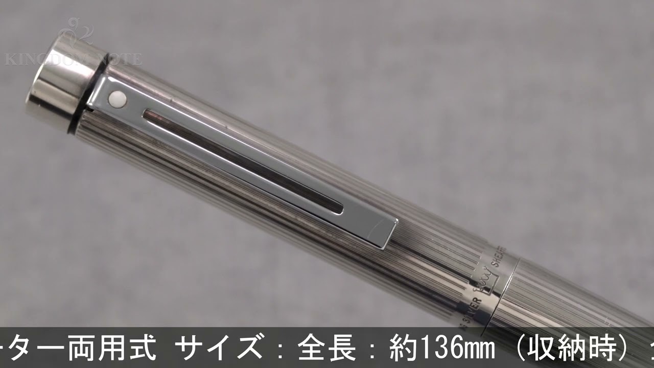 SHEAFFER シェーファー 万年筆 タルガ 1004 ライン スターリング