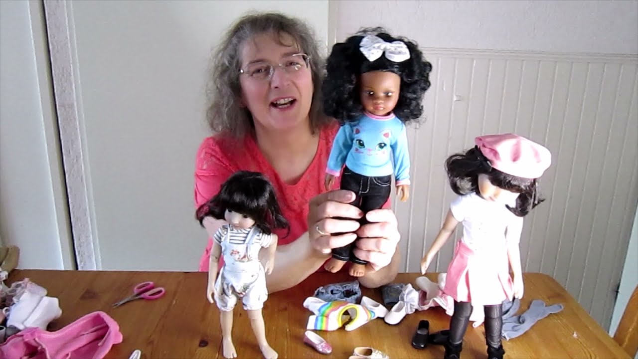 Meet my new Paola Reina doll, Nora and Glitter Girls and Emily Rose outfits