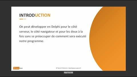 Faire une application web avec Delphi