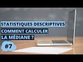 Comment calculer la mdiane  statistiques s1