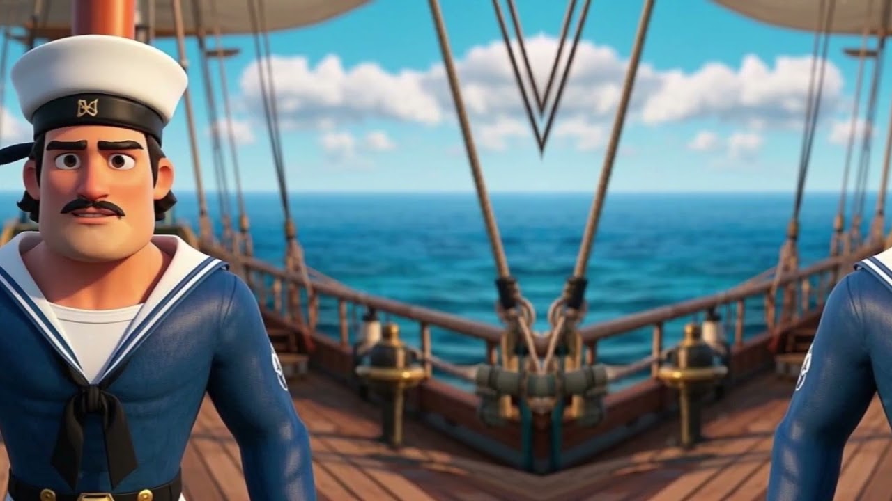 A Sailor Went to Sea 2 🌊🎶 | Fun Nautical Adventure Song for Kids | Sea Adventure Song 2025