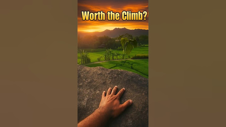 Rock Climbing for an Epic Village View | Was It Worth It #climbing