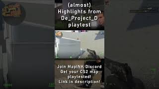 CS2 De_Project_D Playtest (almost) highlight #cs2 #cs2newmap #cs2map #memento #mapink #mapmaking