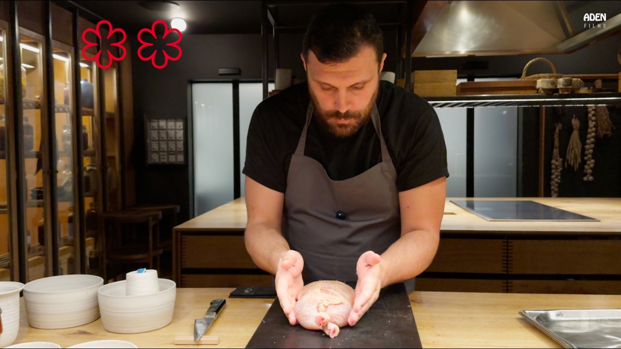 Шеф-повар, удостоенный 2 звезд Мишлен, делится домашним рецептом: Курица без костей и фаршированная