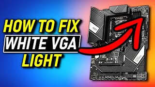 HOW TO FIX VGA LIGHT on Motherboard 💯 No Display, PCIe Not Working