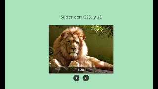 Slider con HTML, CSS y JS