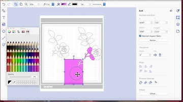 brother scan n cut tutorials florals part 1